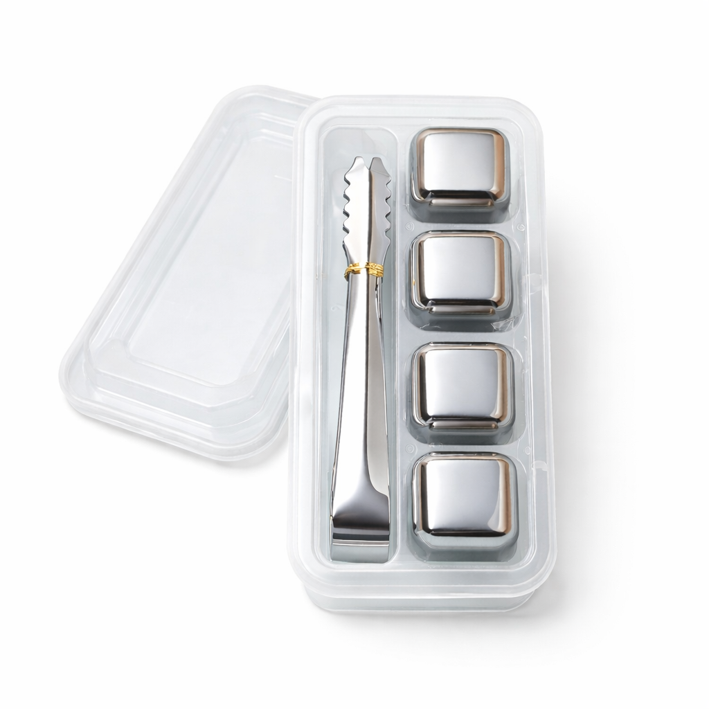 CUBO DE ACERO X 4 + Pinza