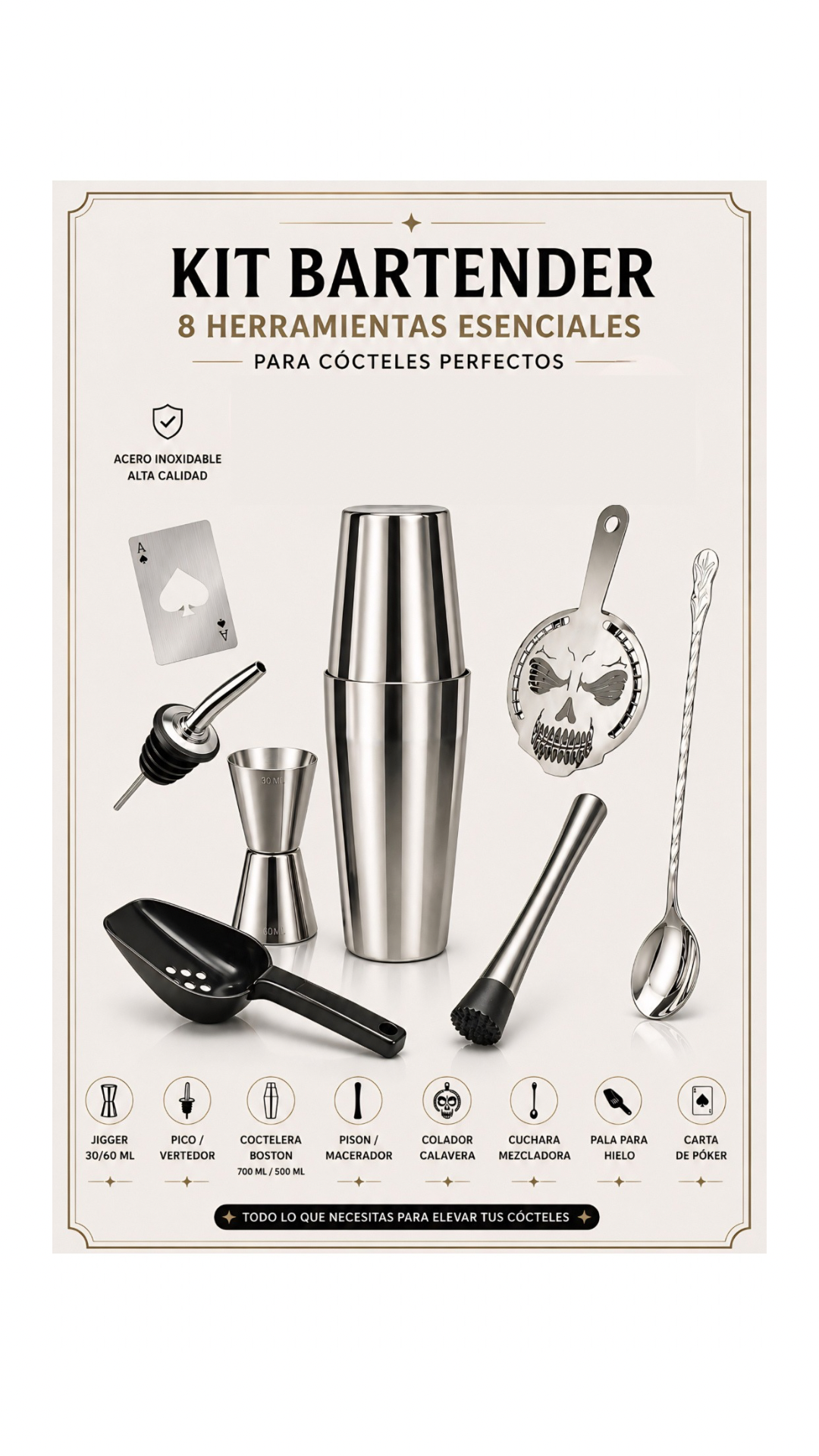 KIT 8 PIEZAS